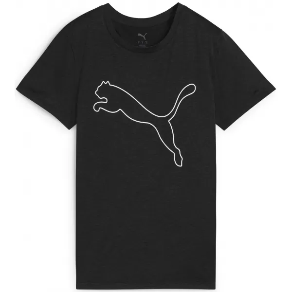  Hemd PUMA TAD ESSENTIAL W HEATHER TEE 525893_01 PUMA BLACK HEATHER 