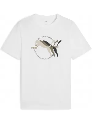 Herren-T-Shirt PUMA GRAPHICS MULTIPLE LOGO TEE 684826_02 PUMA WEIß