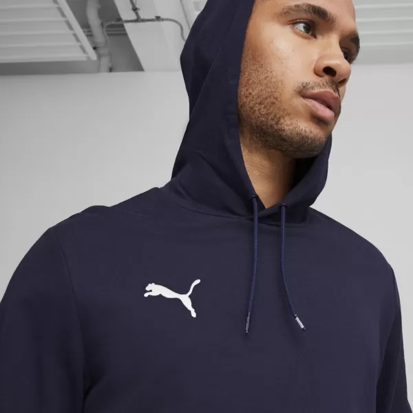  Herren -Sweatshirt PUMA TEAMGOAL CASUALS HOODY 658618_06 PUMA NAVY/PUMA WHITE 
