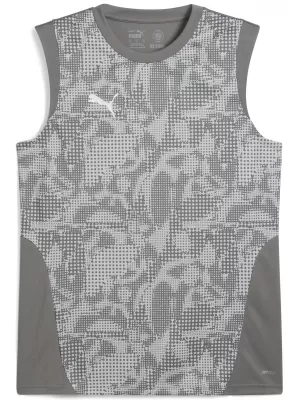 Herren -Trikot PUMA TEAMCUP TRAINING SL JERSEY 659168_13 FLAT MEDIUM GRAY/ FLACHES MITTELGRAU/PUMA SILBER