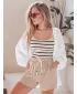 Damenshorts DSTREET NOT TOMORROW SY0447 KHAKI