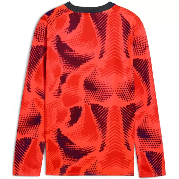  Kindertrikot PUMA TEAMTARGET GK LS JERSEY JR 706521_01 NRGY RED / NRGY ROT / PUMA WEIß 
