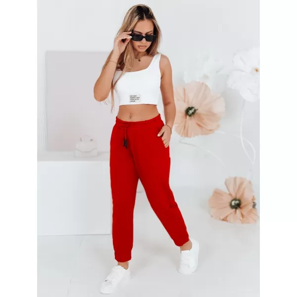  Damenhosen DSTREET MADMAX UY1428 ROT 