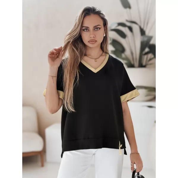  Hemd DSTREET SHINE LOVE UY2912 SCHWARZ 