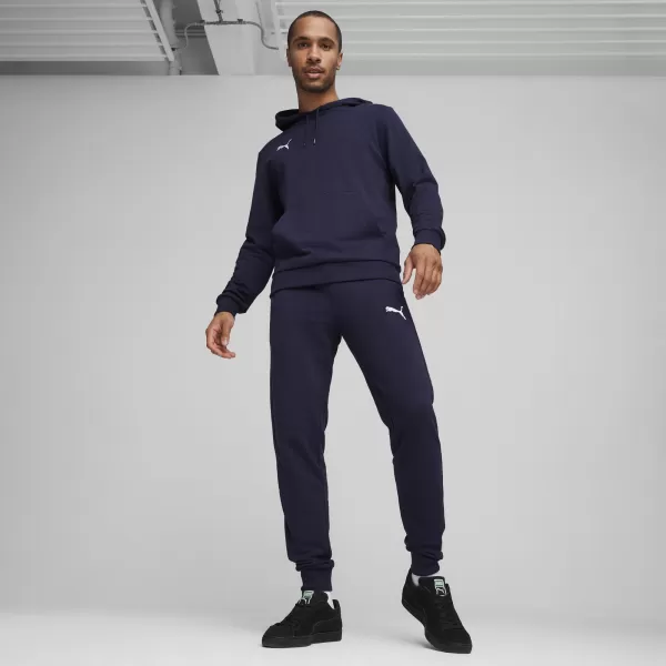  Herren -Sweatshirt PUMA TEAMGOAL CASUALS HOODY 658618_06 PUMA NAVY/PUMA WHITE 