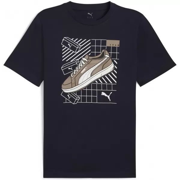  Herren-T-Shirt PUMA GRAPHICS SNEAKER TEE 684830_16 NEUE MARINE 