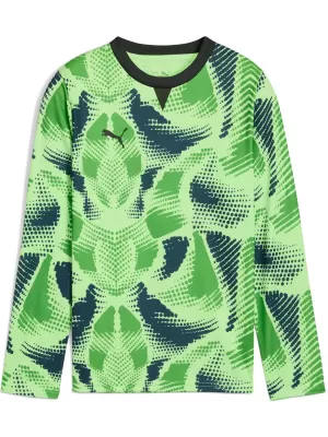 Kindertrikot PUMA TEAMTARGET GK LS JERSEY JR 706521_20 FIZZY LIME / SPRUDELER LIMETTEN / PUMA SCHWARZ