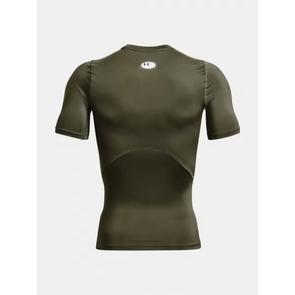  Herren-T-Shirt UNDER ARMOUR HG ARMOUR COMP SS 1361518-390 GRÜN 