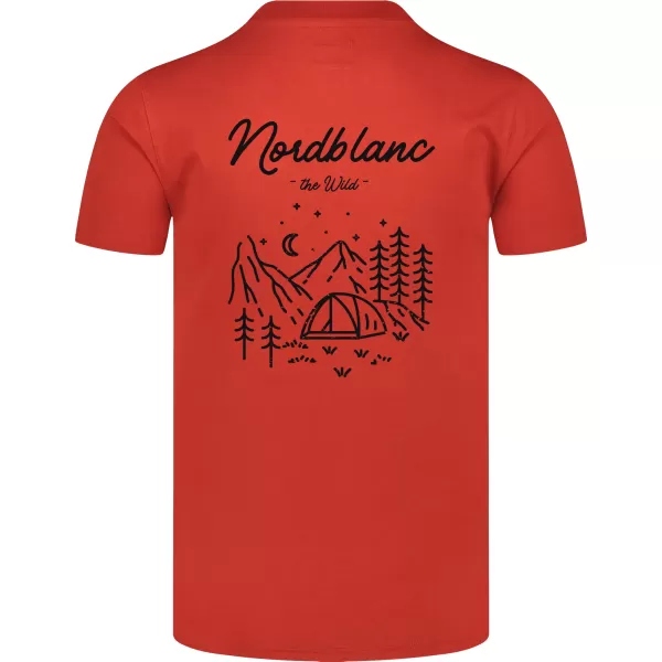  Männer t -Shirt Nordblanc NBSmt8157 Orange Nordblanc 