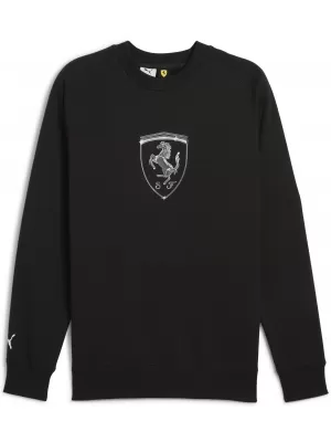 Herren -Sweatshirt PUMA FERRARI RACE BIG SHIELD CREW 630193_01 PUMA SCHWARZ