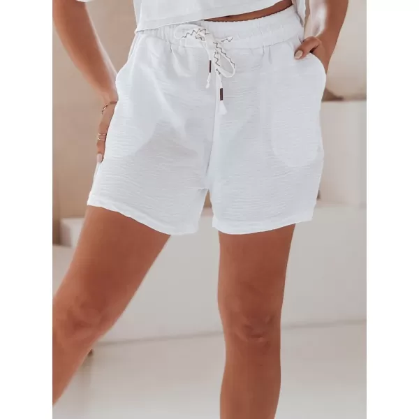  Damenshorts DSTREET NOT TOMORROW SY0450 WEIß 
