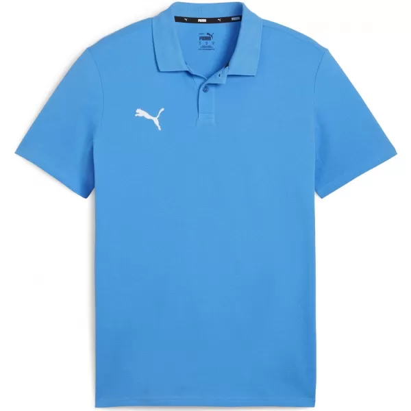  Herren t -Shirt mit einem Kragen PUMA TEAMGOAL CASUALS POLO 658605_02 IGNITE BLUE/ BLAU/PUMA WEIß ZÜNDEN 