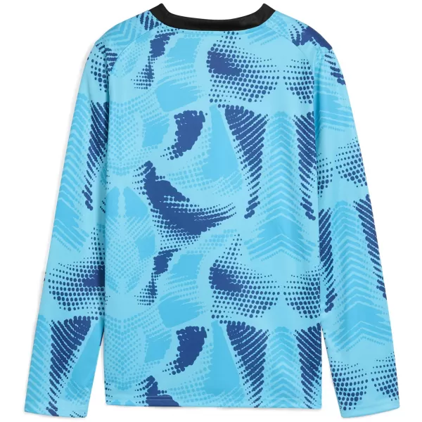  Kindertrikot PUMA TEAMTARGET GK LS JERSEY JR 706521_02 BRIGHT AQUA / HELLES AQUA / PUMA WEIß 