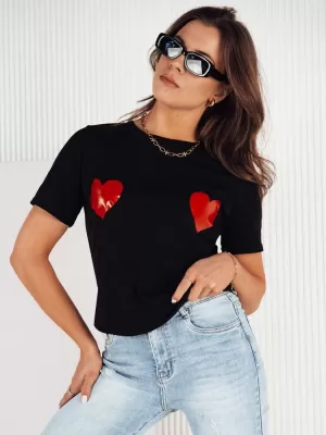 Damen-T-Shirt DSTREET PALIS RY2430 SCHWARZ