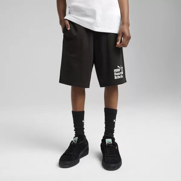  Shorts PUMA MID90S LONG SHORTS 685151_01 PUMA SCHWARZ 