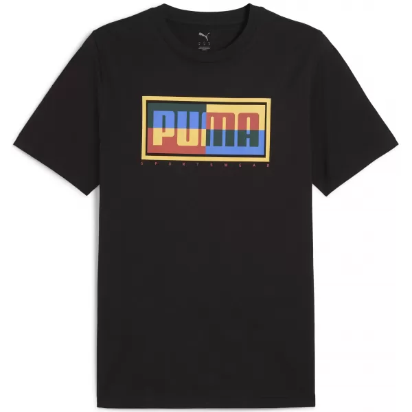  Herren-T-Shirt PUMA GRAPHICS BOX TEE 684827_01 PUMA SCHWARZ 