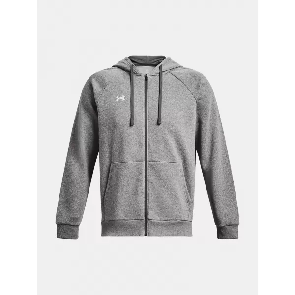  Herren-Sweatshirt UNDER ARMOUR UA RIVAL FLEECE FZ HOODIE GRAU 