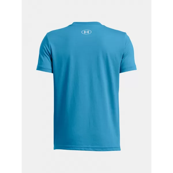  T-Shirt für Jungen UNDER ARMOUR B LOGO WORDMARK SS 1389963-452 BLAU 