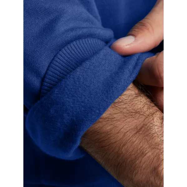  Herren-Sweatshirt UNDER ARMOUR RIVAL FLEECE HOODIE 1379757-432 BLAU 