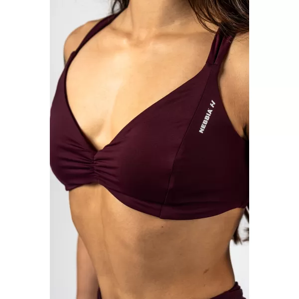  Sport-BH STRONG BEAUTY 424 DUNKELROT Nebbia 