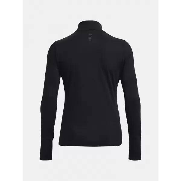  Damen-T-Shirt UNDER ARMOUR QUALIFIER RUN 1/2 ZIP 1379349-001 SCHWARZ 