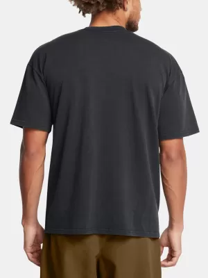 Herren-T-Shirt UNDER ARMOUR M HW OS LOGO WASH SS 1389147-001 SCHWARZ