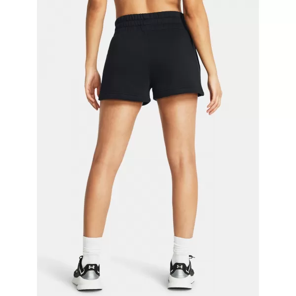  Damen-Shorts UNDER ARMOUR ICON FLEECE BOXER SHORTS 1382725-001 SCHWARZ 