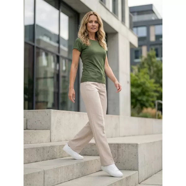  Funktions-T-Shirt für Damen ALTISPORT NoPrint NP/ALW041 KHAKI 
