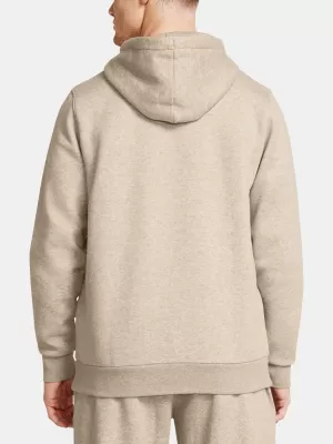 Herren-Sweatshirt UNDER ARMOUR ESSENTIAL FLEECE HOODIE 1373880-203 BRAUN