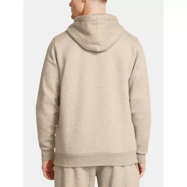  Herren-Sweatshirt UNDER ARMOUR ESSENTIAL FLEECE HOODIE 1373880-203 BRAUN 
