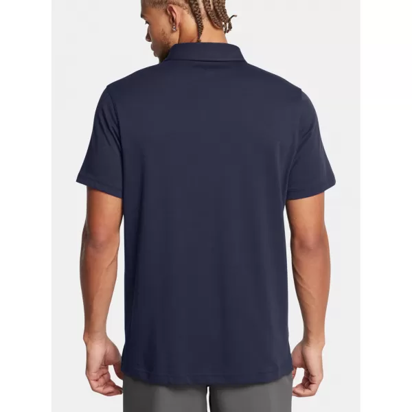  Herren-T-Shirt UNDER ARMOUR ICON POLO 1386608-410 BLAU 