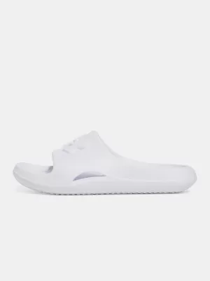 Damenhausschuhe UNDER ARMOUR W LOCKER V SL 3028095-100 WEIß