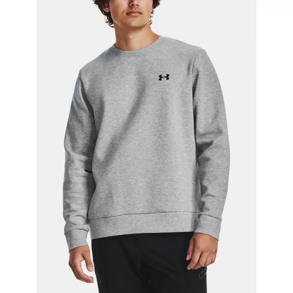  Herren-Sweatshirt UNDER ARMOUR UNSTOPPABLE FLC CREW 1381688-011 GRAU 