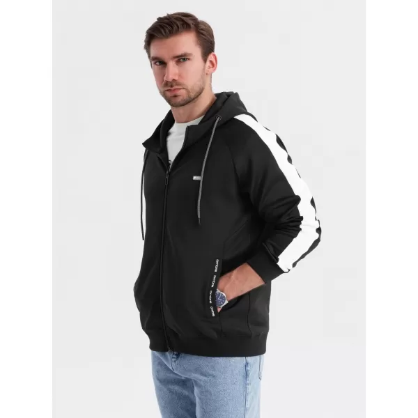  Herren -Sweatshirt OMBRE OM-SSZP-0210 SCHWARZ 