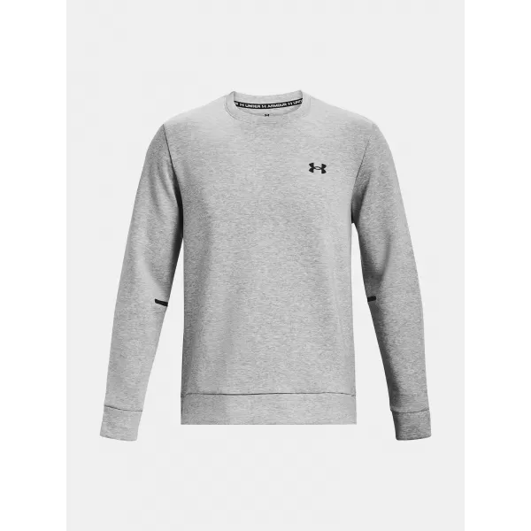  Herren-Sweatshirt UNDER ARMOUR UNSTOPPABLE FLC CREW 1381688-011 GRAU 