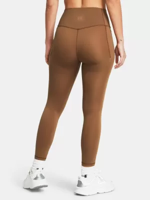 Leggings für Damen UNDER ARMOUR MERIDIAN ANKLE LEG 1382525-253 BRAUN