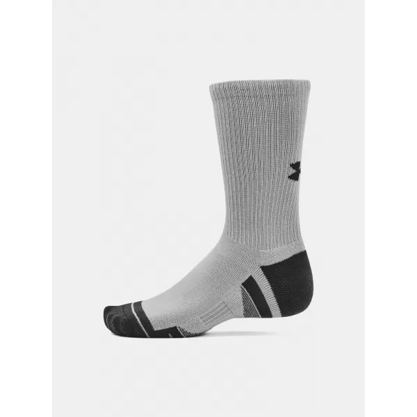  Socken UNDER ARMOUR PERFORMANCE TECH CREW (3 PÁRY) 1379512-011 GRAU 