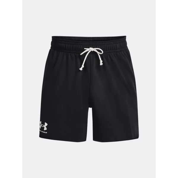  Herrenshorts UNDER ARMOUR RIVAL TERRY 6IN SHORT 1382427-001 SCHWARZ 