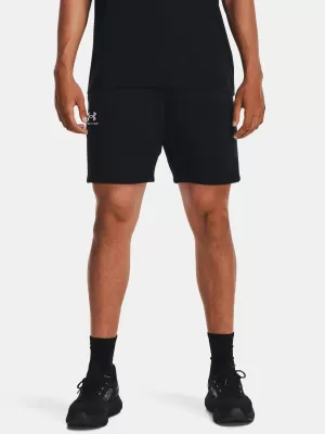 Herrenshorts UNDER ARMOUR ESSENTIAL FLEECE SHORTS 1380377-001 SCHWARZ