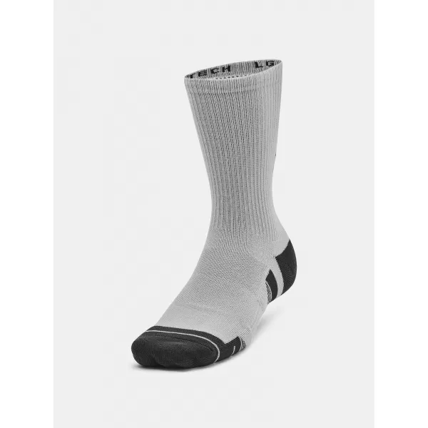  Socken UNDER ARMOUR PERFORMANCE TECH CREW (3 PÁRY) 1379512-011 GRAU 