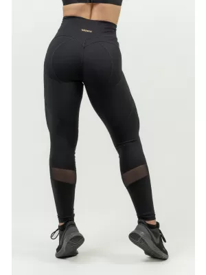 Formende Push-up-Leggings für Damen INTENSE Heart-Shaped 843 BLACK/GOLD Nebbia