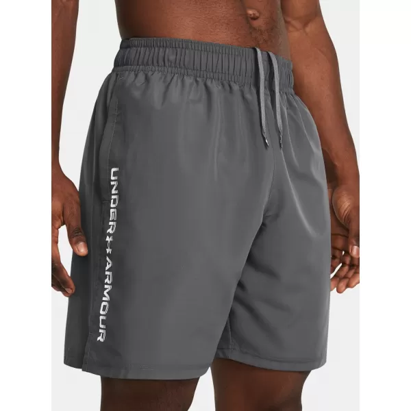  Herrenshorts UNDER ARMOUR WOVEN WDMK SHORTS 1383356-025 GRAU 