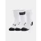 Socken UNDER ARMOUR PERF TECH NOV CREW (3 PÁRY) 1379515-101 WEIß