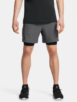 Herrenshorts UNDER ARMOUR VANISH WOVEN 2IN1 STS 1373764-025 GRAU