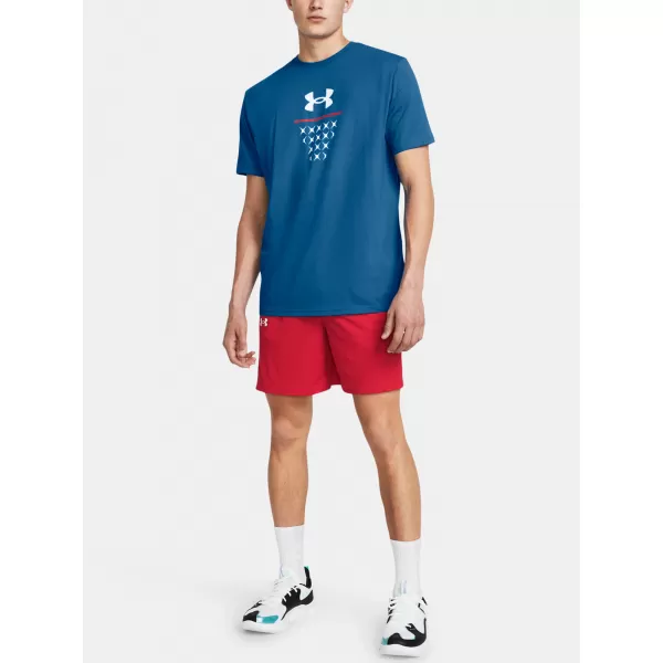  Herrenshorts UNDER ARMOUR BASELINE SHORT 1383389-600 ROT 