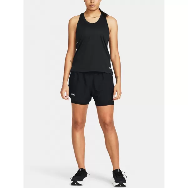  Damen-Shorts UNDER ARMOUR FLY BY 2-IN-1 SHORTS 1382440-001 SCHWARZ 