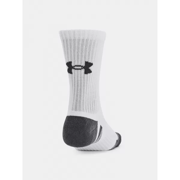  Socken UNDER ARMOUR PERFORMANCE COTTON 3P MID 1379530-100 WEIß 