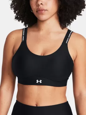 Damen-BH UNDER ARMOUR INFINITY MID 2.0 RIB BRA 1385433-001 SCHWARZ
