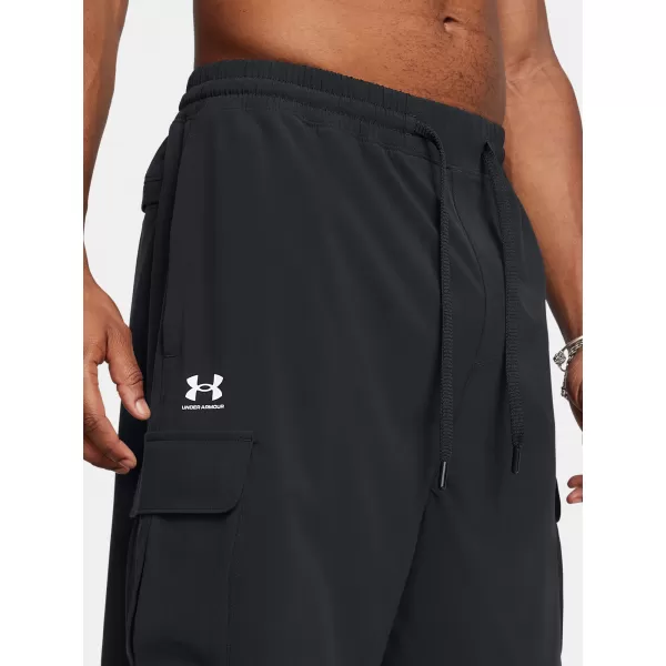  Herrenshorts UNDER ARMOUR VIBE WOVEN CARGO SHORT 1386560-001 SCHWARZ 