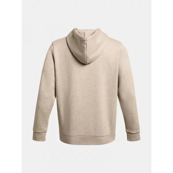  Herren-Sweatshirt UNDER ARMOUR ESSENTIAL FLEECE HOODIE 1373880-203 BRAUN 